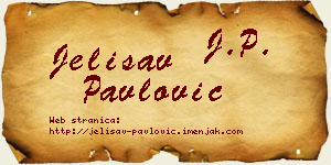 Jelisav Pavlović vizit kartica